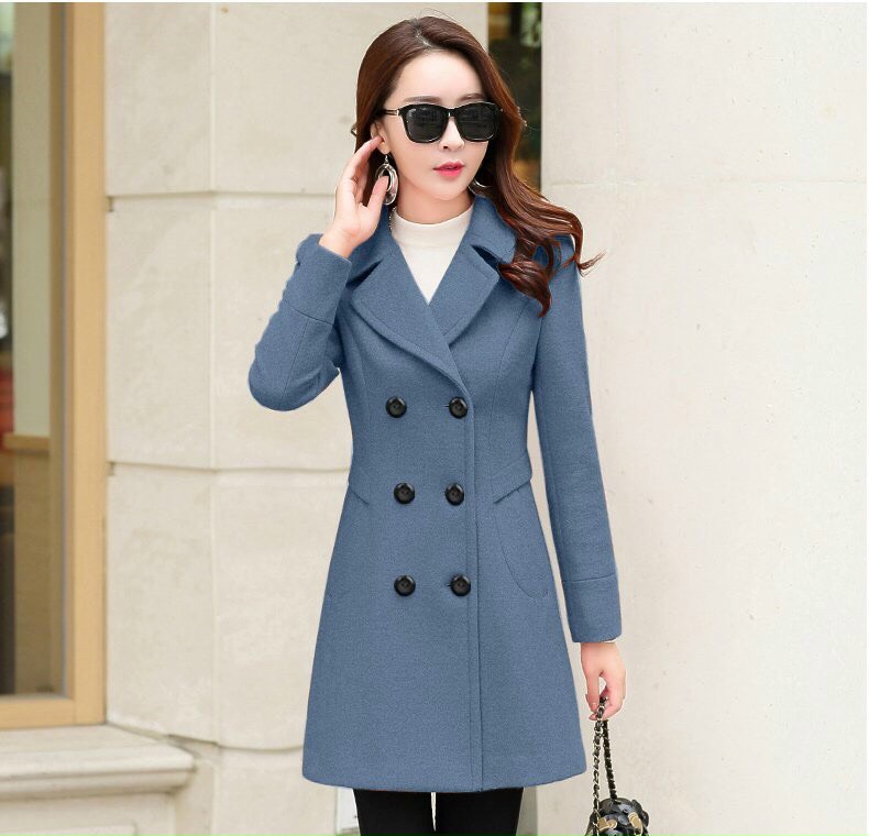 Áo Khoác Dạ Cổ Vest - AOKHOAC62